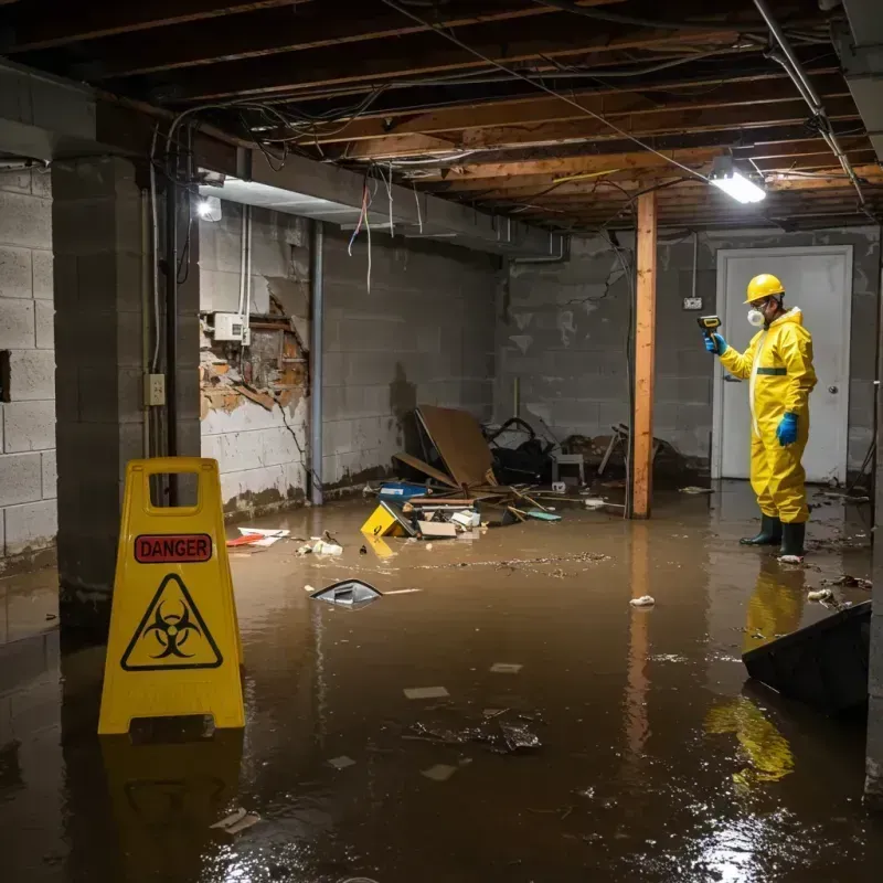 Flooded Basement Electrical Hazard in Aleutians West Census Area, AK Property